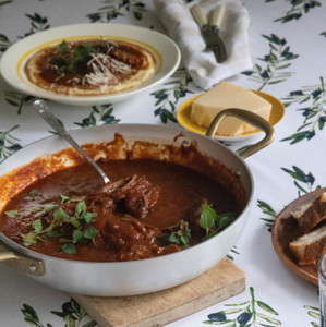 Cosy Winter Recipe: Braised Beef in Red Wine With Polenta