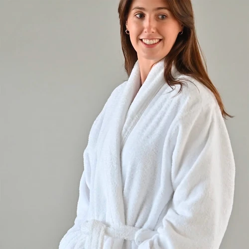Cotton Terry Unisex Bathrobes - Lusso