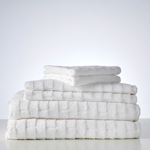 Terrazzo Textured 6 Piece Towel Set