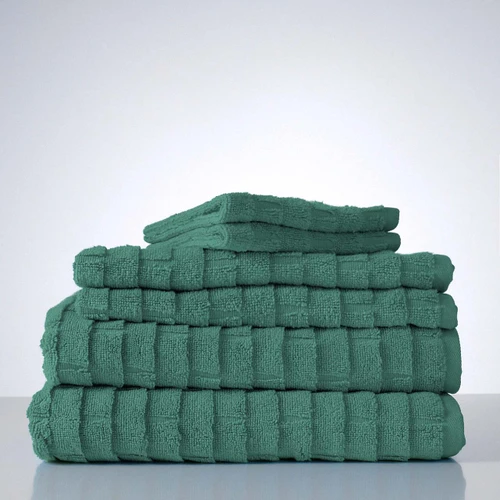 Terrazzo Textured 6 Piece Towel Set