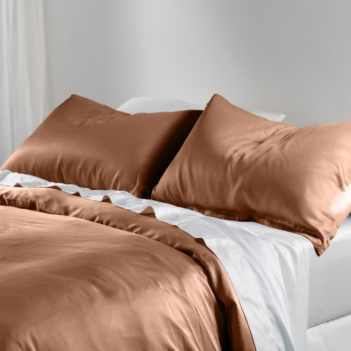Luxury Bamboo Quilt Cover Set - Lustro (Free Pillowcases)