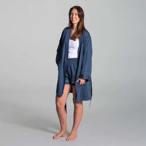 Bamboo Cotton Women’s Robe - Alessia