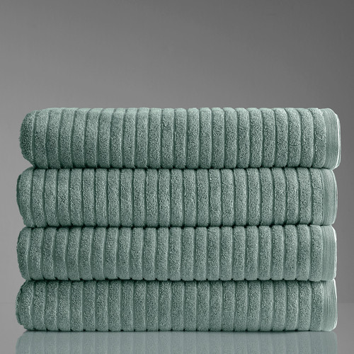 Alessia Cotton Bamboo Rib Bath Sheet
