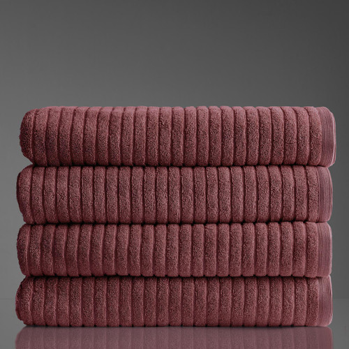 Alessia Cotton Bamboo Rib Bath Sheet