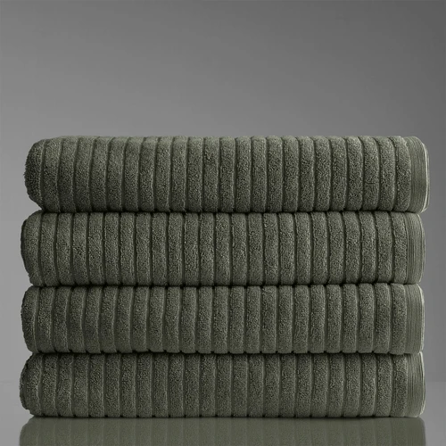 Alessia Cotton Bamboo Rib Bath Sheet