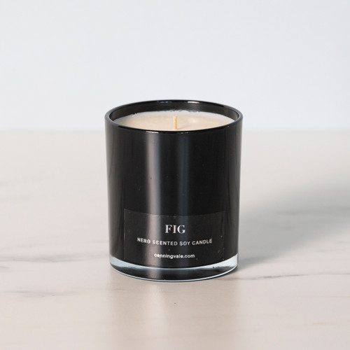 Nero Medium Scented Soy Wax Candle - Fig