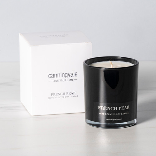 Nero Medium Scented Soy Wax Candle - French Pear