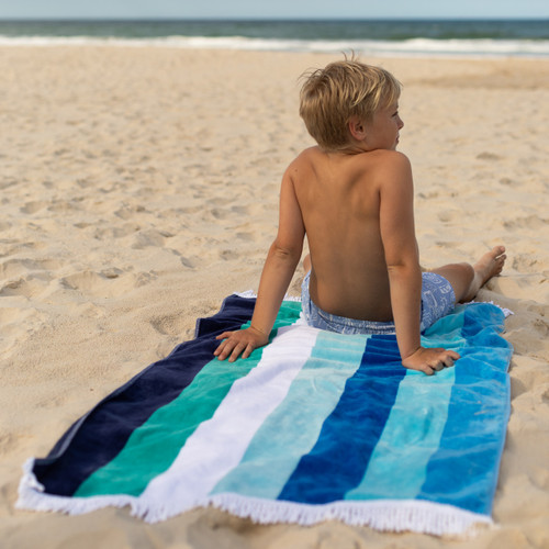 Como Kids/Medium Beach Towel - Surf