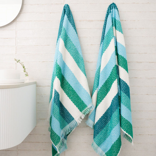Positana Terry Beach & Bath Towel - Ombra Verde