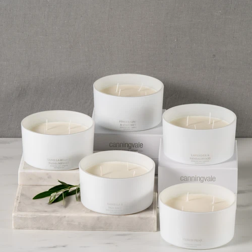 Extra Large 4 Wick Soy Wax Candle - Finger Lime & Coconut
