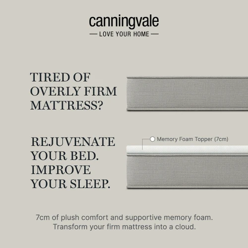 Deluxe Memory Foam Mattress Topper