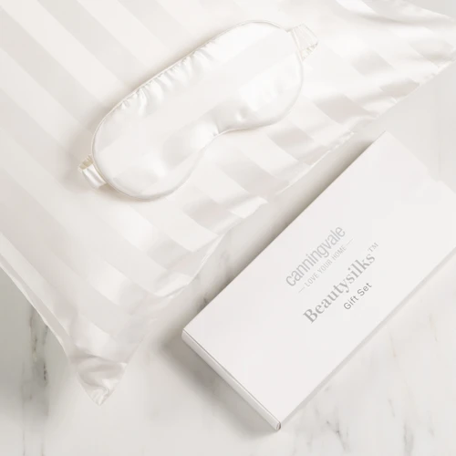 Real Mulberry Silk Gift Set - Beautysilks (Pillowcase and Eye Mask)
