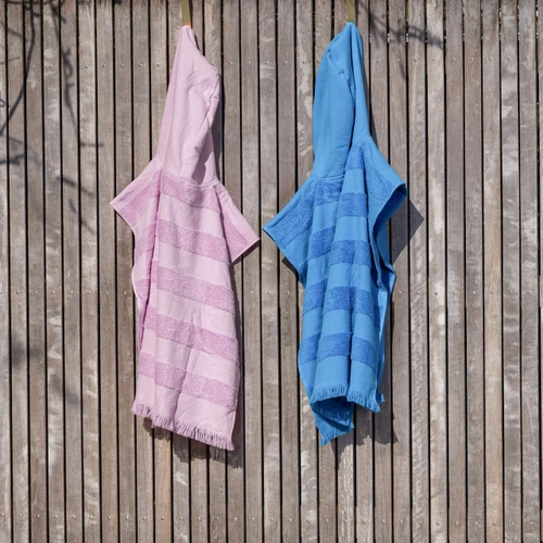 Kids' Hooded Beach Towel - Denim