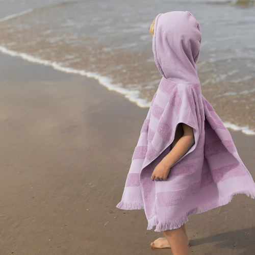 Kids' Hooded Beach Towel - Lilac