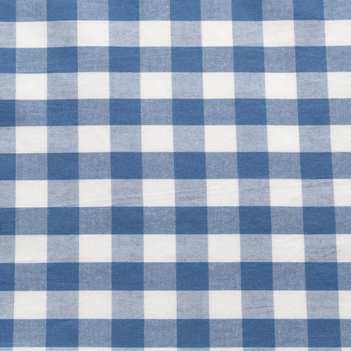 Modella Gingham European Pillowcase Pair - Indigo