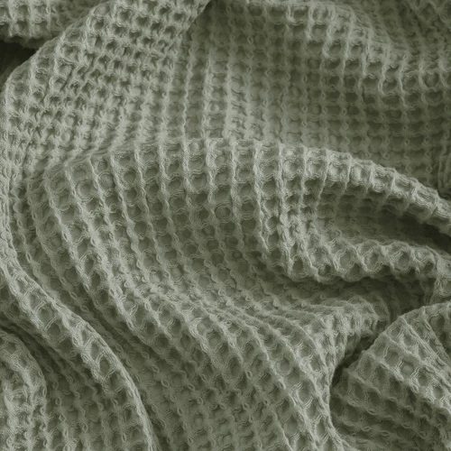 Luxury Cotton Waffle Throw