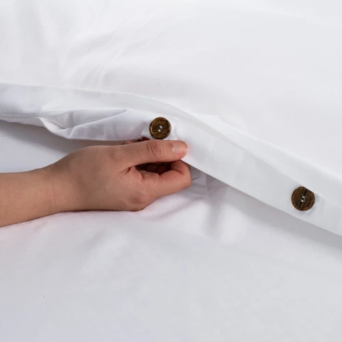 1000 Thread Count White Hem Stitch Embroidered Quilt Cover Set - Palazzo Royale (Free Pillowcases)