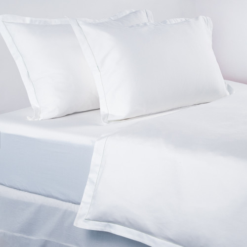 1000 Thread Count Gum Hem Stitch Embroidered Quilt Cover Set - Palazzo Royale (Free Pillowcases)