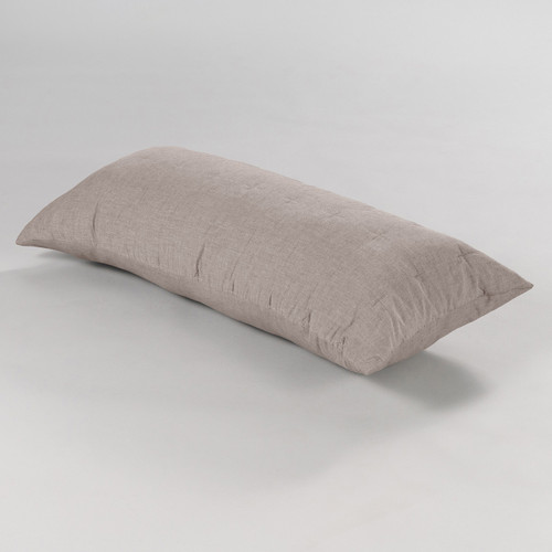 Softwash Cotton Coffee Melange Lumbar Cushion - Vintage (Free Insert)