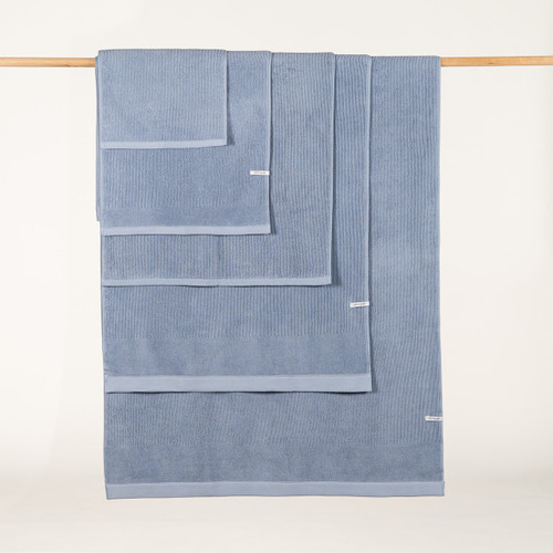 Siena Cotton Rib Bath Sheet Twin Pack