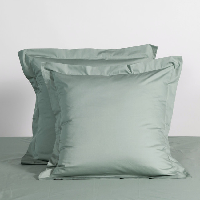 Egyptian Cotton Percale European Pillowcase Pair - Egyptian Royale Egyptian Cotton Percale European Pillowcase Pair - Egyptian Royale