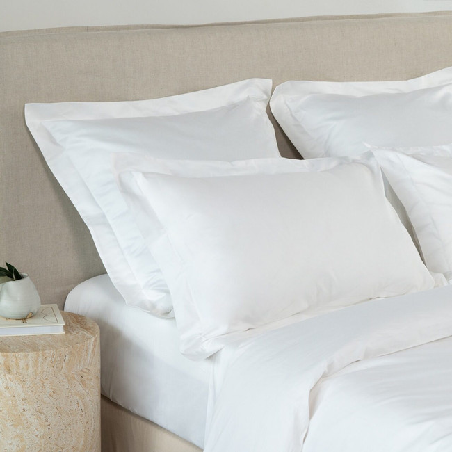 Egyptian Cotton Percale European Pillowcase Pair - Egyptian Royale Egyptian Cotton Percale European Pillowcase Pair - Egyptian Royale