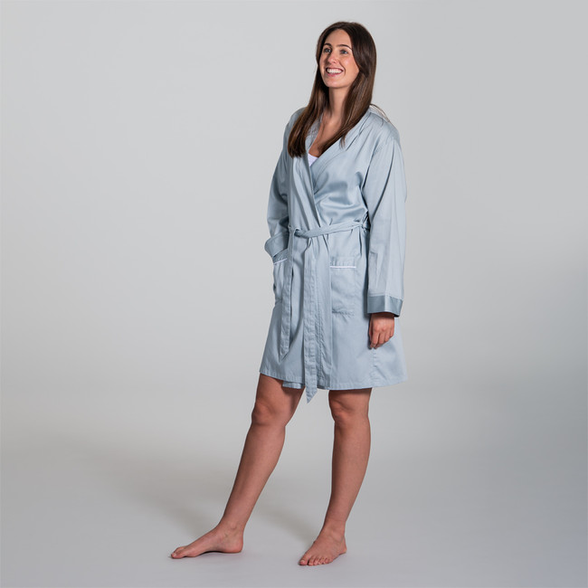 Bamboo Cotton Women’s Robe - Alessia