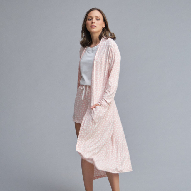 Luxe Comfort Bathrobe - Rosette