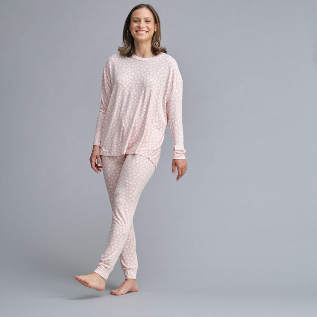 Luxe Comfort Pyjama Pant Set - Rosette
