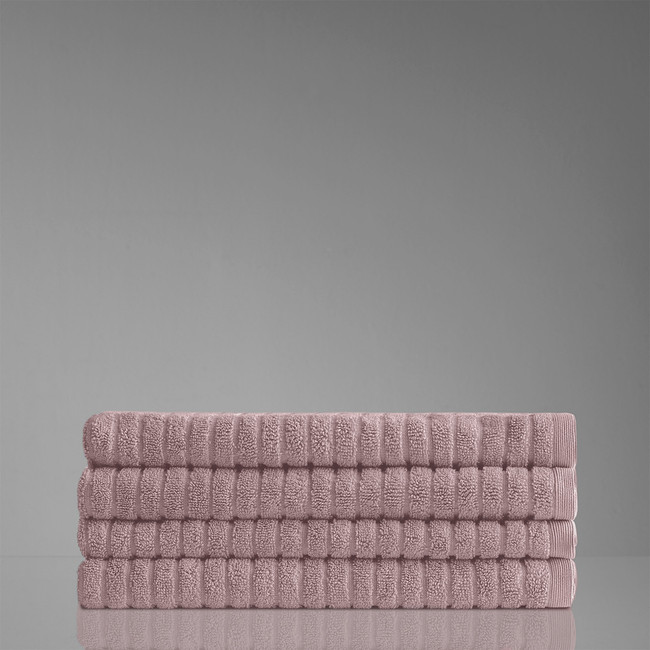 Alessia Cotton Bamboo Rib Hand Towel