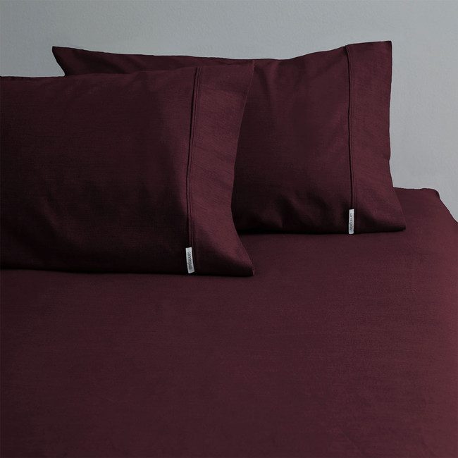 Cotton Flannelette Fitted Sheet & Pillowcase Set - CoziCotton (excludes Flat Sheet)