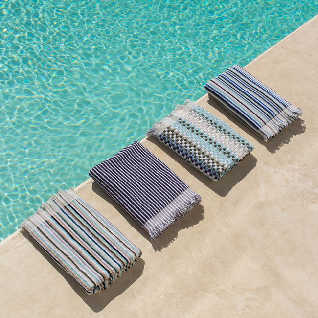 Positana Terry Beach & Bath Towel - Capri Olive