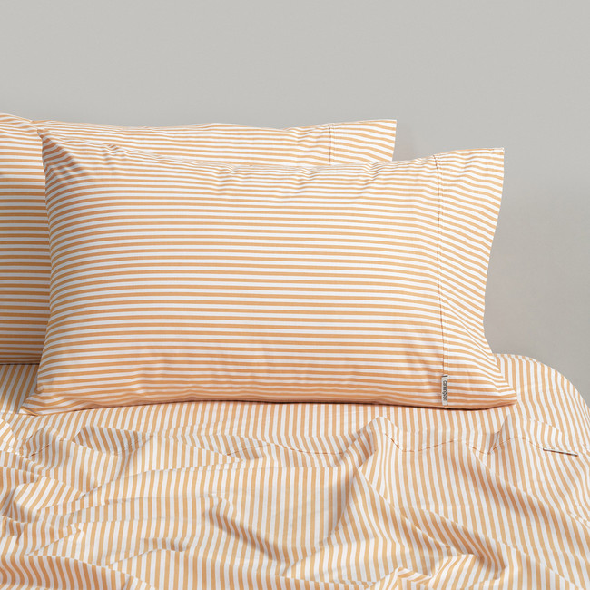 Cotton Mini Stripe Honey Sheet Set - Modella