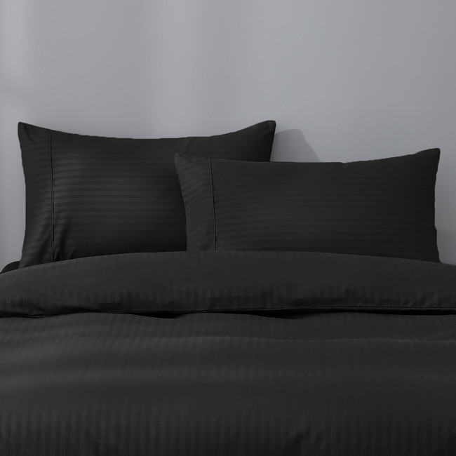 Super Soft Stripe Quilt Cover Set - Caressa (Free Pillowcases) Super Soft Stripe Quilt Cover Set - Caressa (Free Pillowcases)