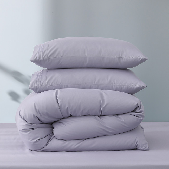 Super Soft Embroidered Quilt Cover Set - Caressa (Free Pillowcases)