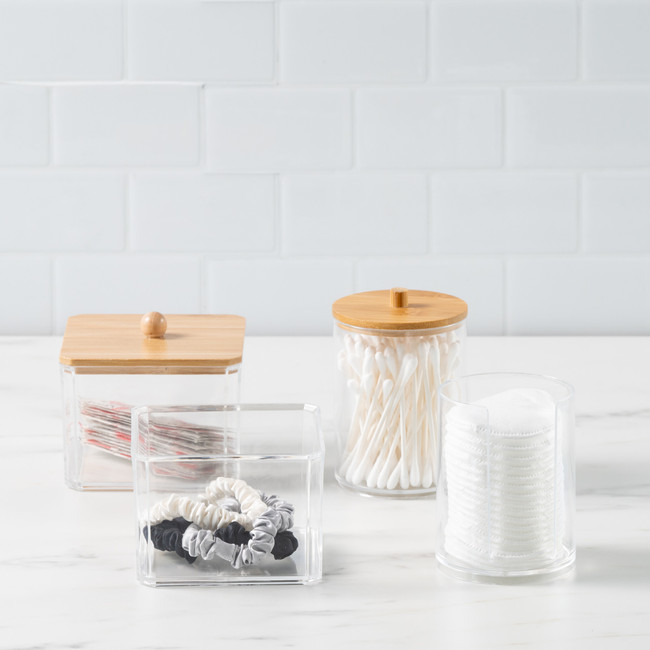 Robinsons Bamboo Bathroom Storage Twin Pack