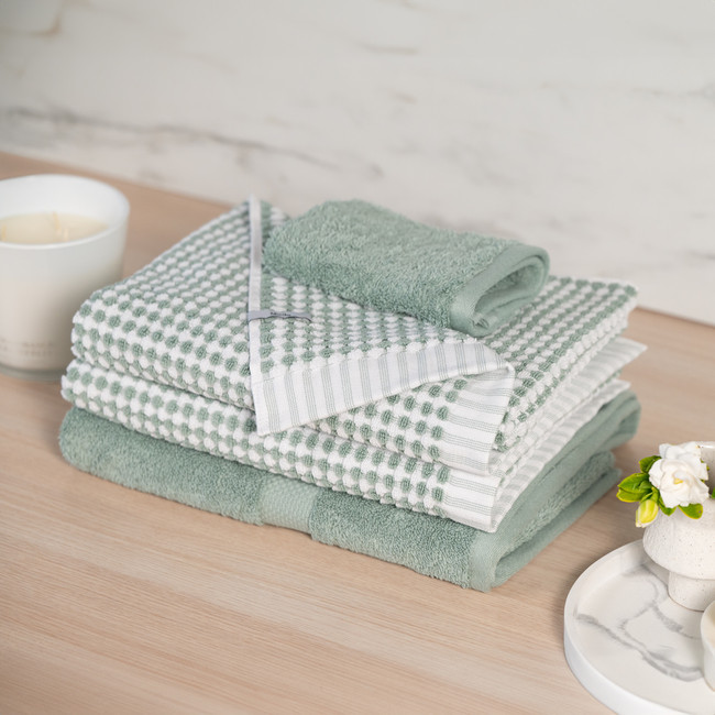 Royal Splendour Moda Extra Large Hand Towel - Eucalyptus Royal Splendour Moda Extra Large Hand Towel - Eucalyptus
