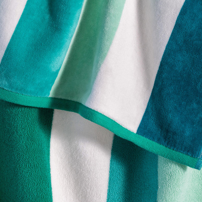 Sorrentina Velour Beach Towel - Salento Verde