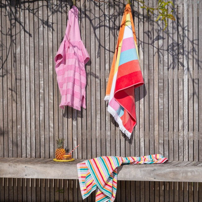 Sorrentina Velour Beach Towel - Multiplo Sunburst