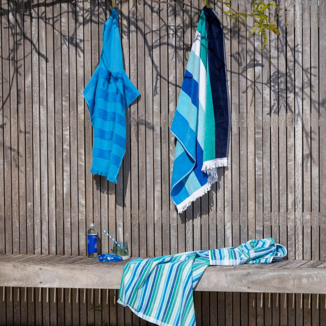 Kids' Hooded Beach Towel - Surf