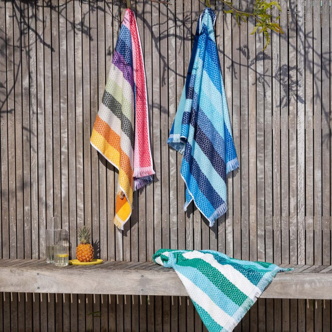 Positana Terry Beach & Bath Towel - Ombra Rainbow