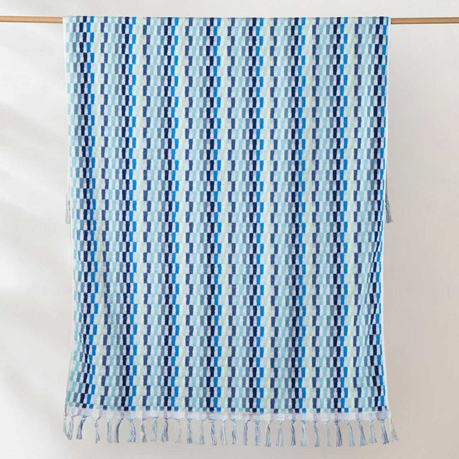Positana Grande Terry Beach & Bath Towel - Coastal