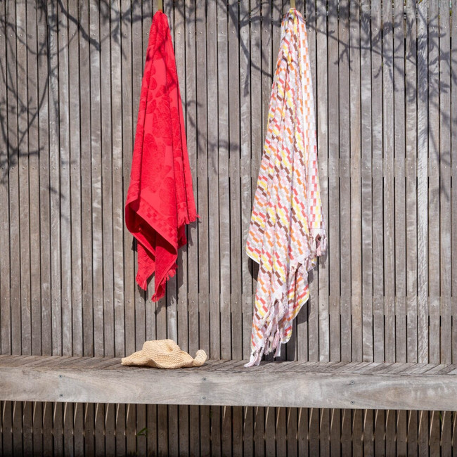 Positana Grande Terry Beach & Bath Towel - Driftwood