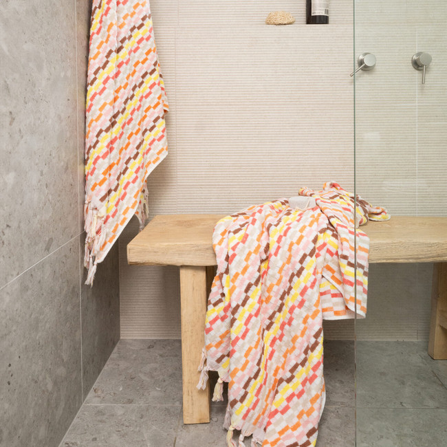 Positana Grande Terry Beach & Bath Towel - Driftwood