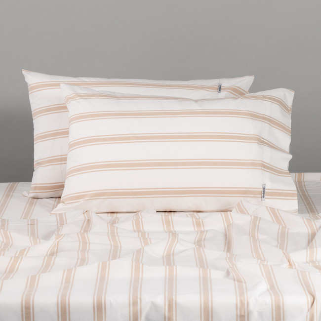 Modella Resort Stripe Sheet Set - Oak