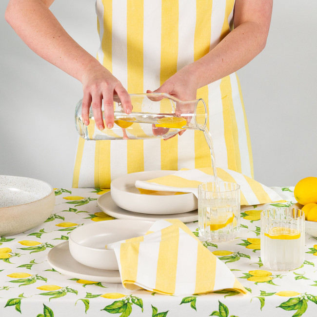 Cucina Lemon Stripe Apron