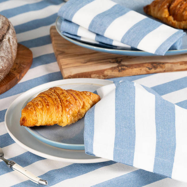 Cucina Chambray Stripe Napkin 6 Pack