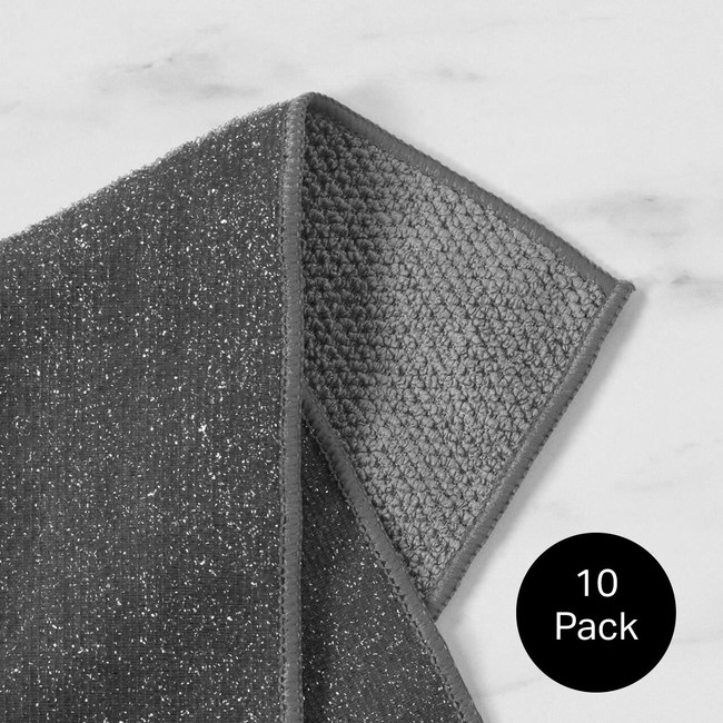 Robinsons Microfibre Reversible Cleaning/Scrubbing Cloth Pack of 10 Robinsons Microfibre Reversible Cleaning/Scrubbing Cloth Pack of 10