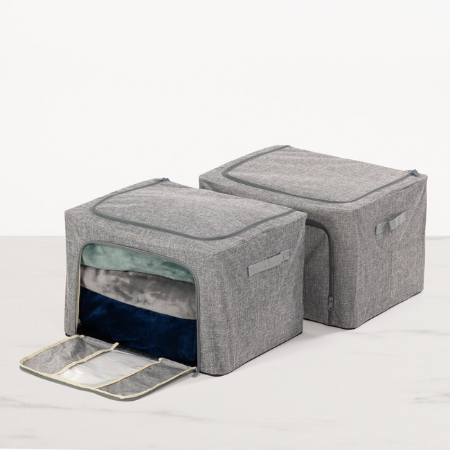 Classico Large Storage Box Twin Pack