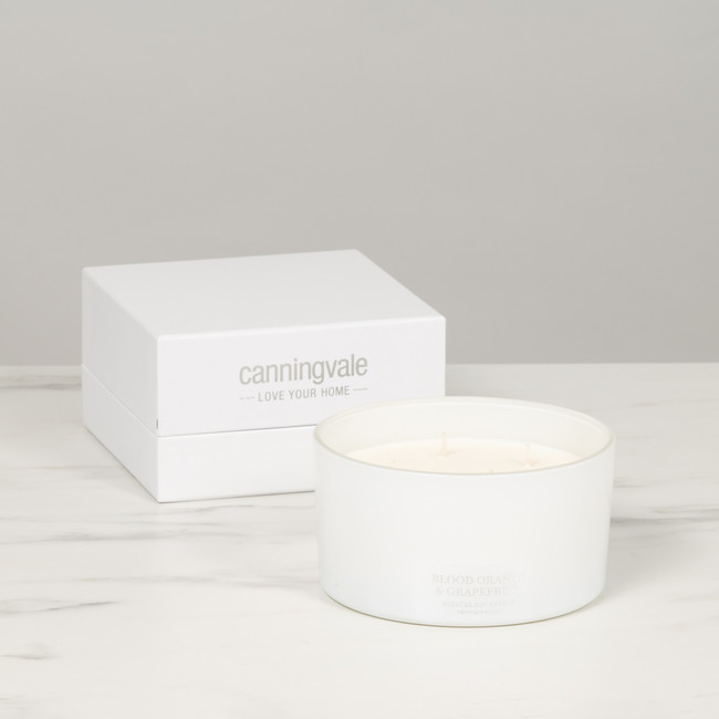 Extra Large 4 Wick Soy Wax Candle - Blood Orange & Grapefruit Extra Large 4 Wick Soy Wax Candle - Blood Orange & Grapefruit